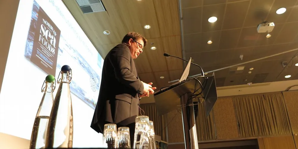 Frode Mikkelsen, salgs- og markedsdirektør i Norway Seafoods. Foto: Jørn M. Hagen.