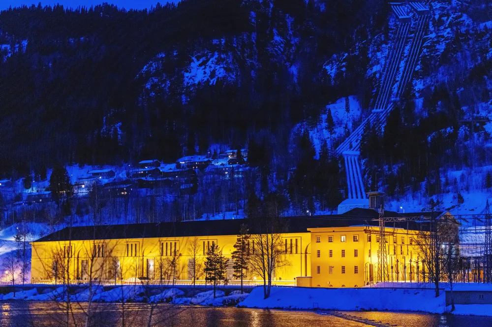 Nore I kraftstasjonen til Statkraft på Rødberg.
