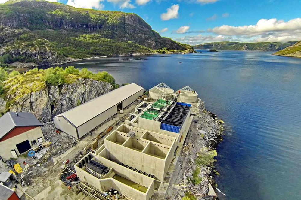 A Recirculating Aquaculture System (RAS) project in Norway, supplied by Billund Aquaculture.