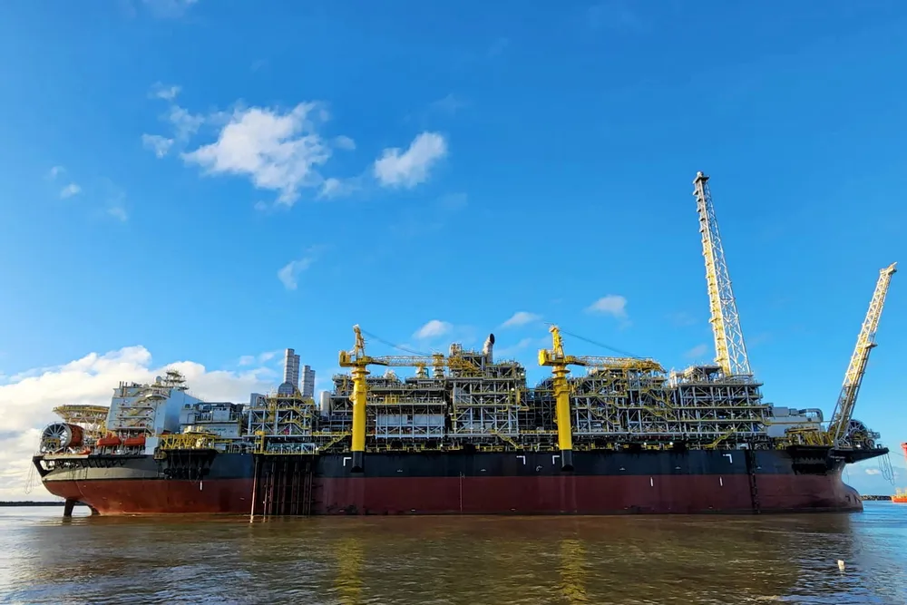 Good to go: the Anita Garibaldi FPSO will be deployed on the Marlim field offshore Brazil.