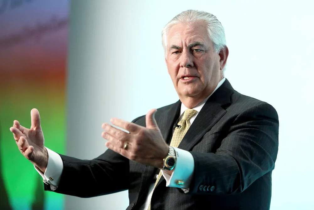 USAs ferske utenriksminister Rex Tillerson har satt noe av milliardformuen i nordiske børslokomotiver. Foto: Chris Ratcliffe/Bloomberg