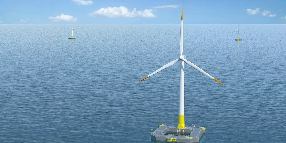 Ideol's floating foundation. Pic: Ideol