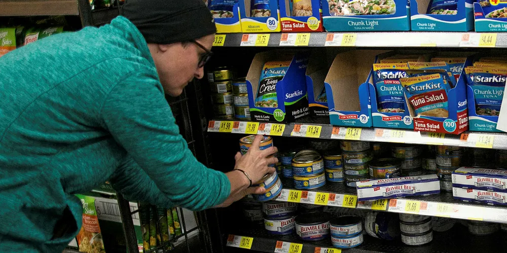 Shelf-stable seafood was flying off the shelves in March, but since then sales have fallen to pre-coronavirus levels.