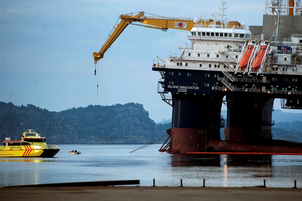 Drilling disappointment: for OMV at Hades appraisal, drilled with the Island Innovator