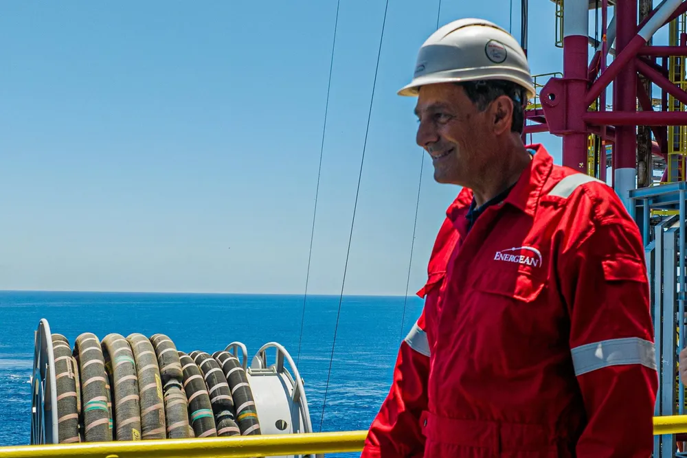 Energean chief executive, Mathios Rigas.