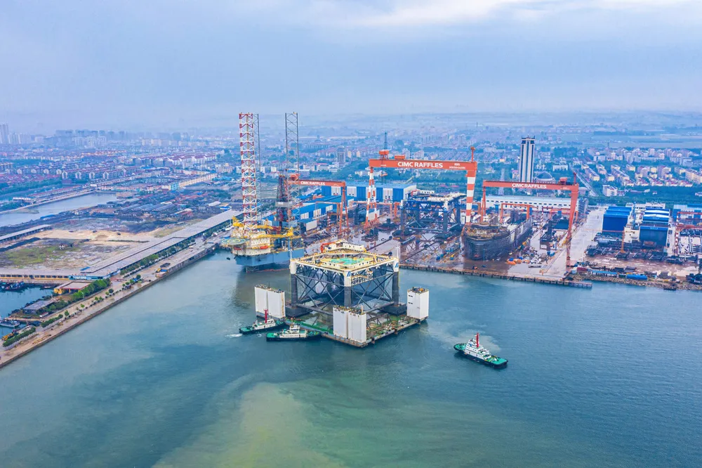 CIMC Raffles is at the forefront of China's pursuit of beefing up local offshore supply chain.