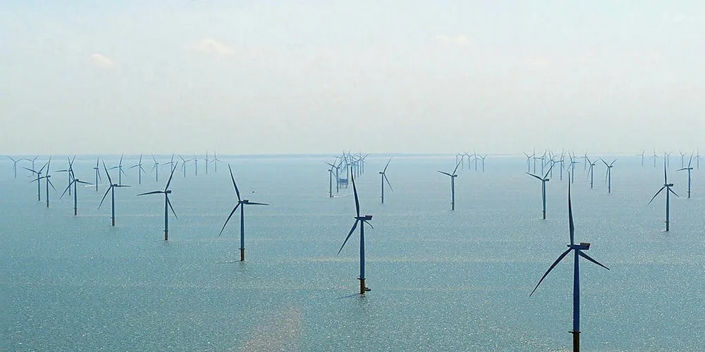 The UK's Lincs wind farm. Credit: Getty