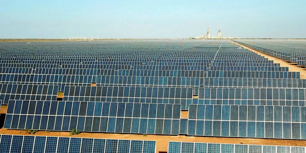 . Apodi solar plant in Brazil.