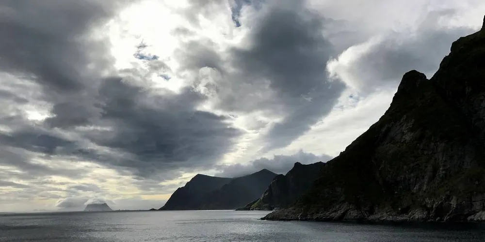 Lofoten. Utsikt fra Å i Moskenes i kommune.Foto: Jørn Mikael Hagen