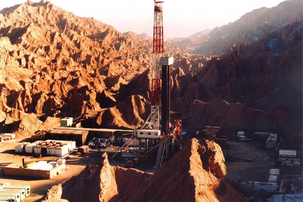 PetroChina's Kela gas field in the Tarim basin, China.