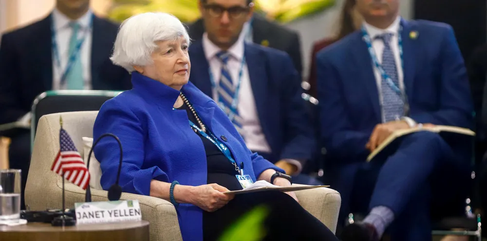 The US Treasury Department is led by secretary Janet Yellen.
