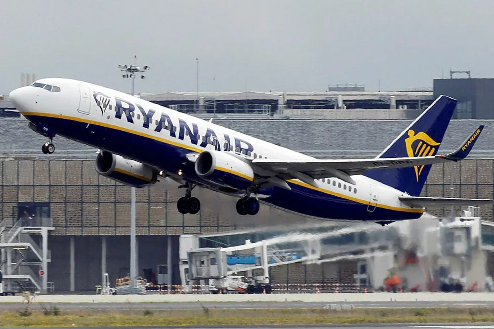 Ryanair - åpner nå for første gang for å anerkjenne fagforeninger. Foto: Regis Duvignau