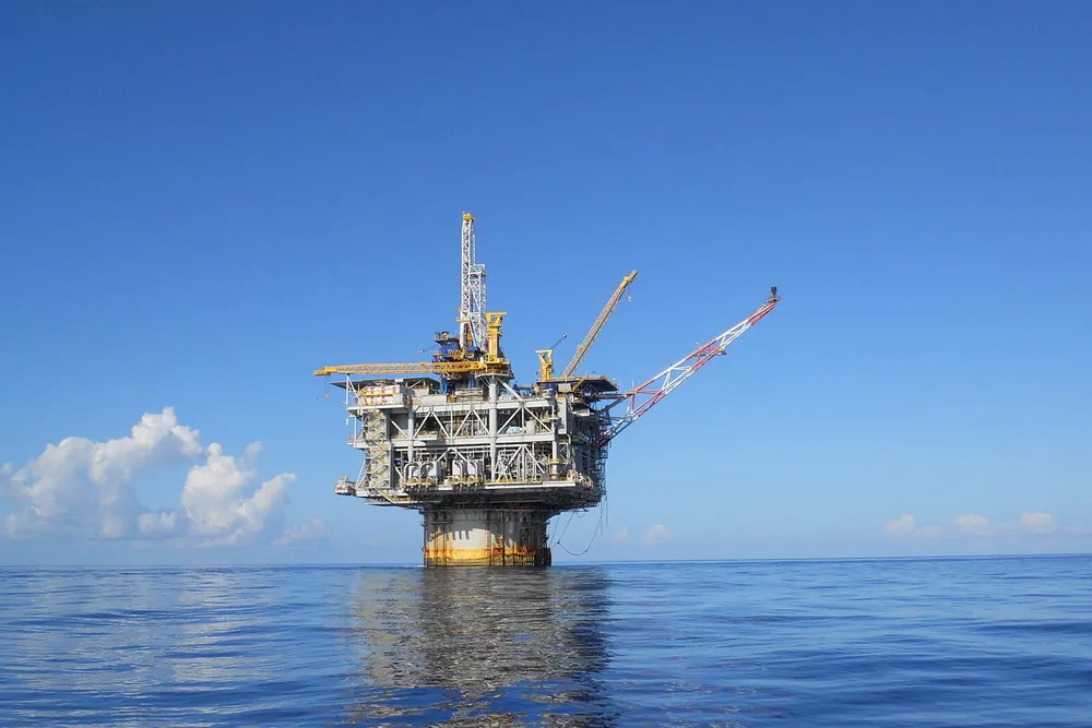 The Hoover Diana platform in the US Gulf.