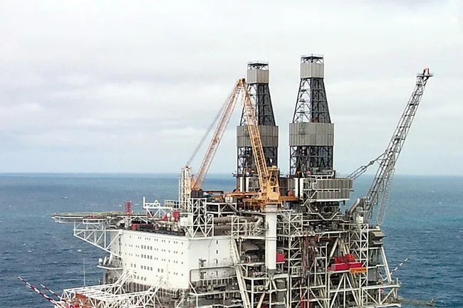 Fire aboard: A fire broke out aboard the Hibernia oil platform