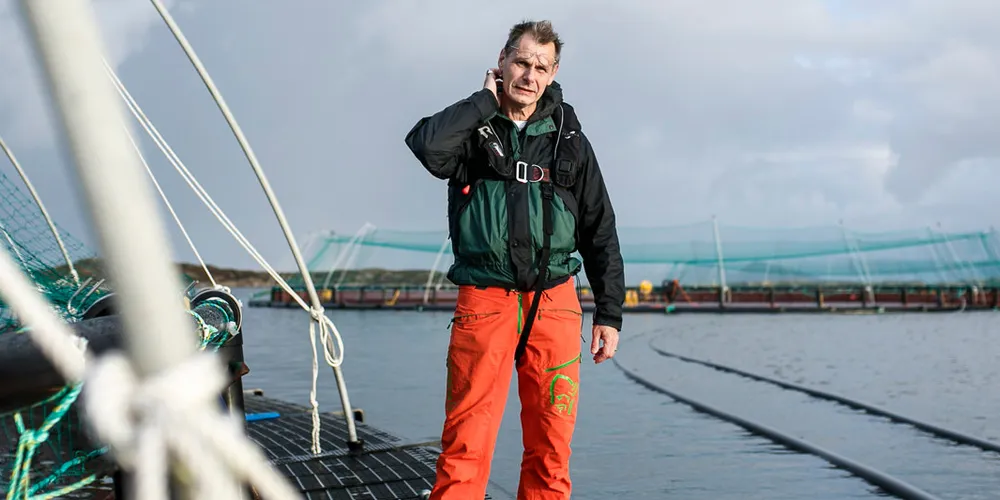 Laksegründer Ola Braanaas driver Firda Seafood fra basen i Gulen i Sogn og Fjordane