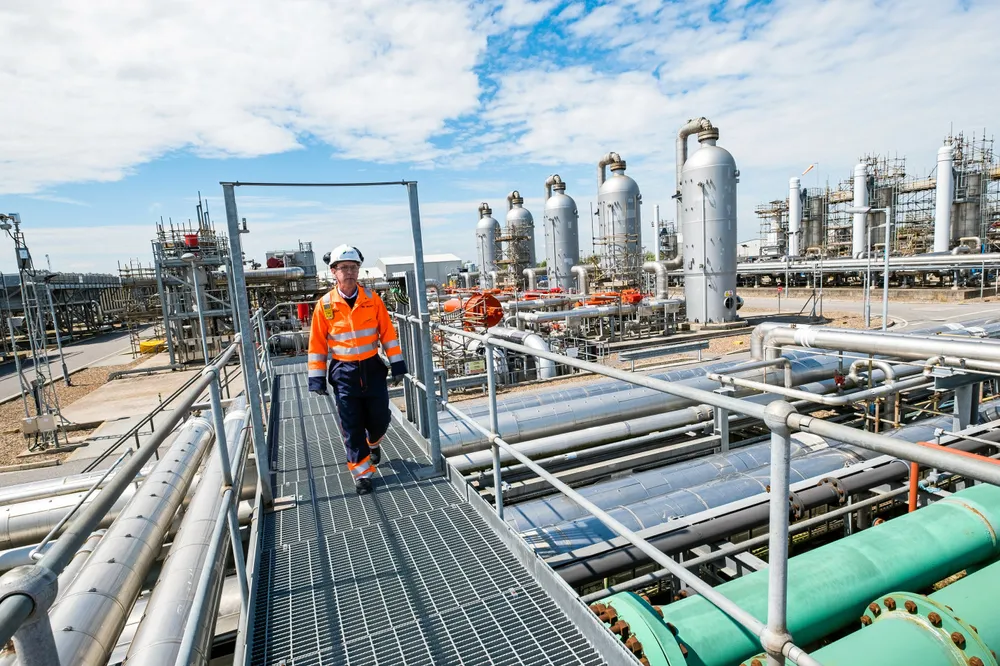 Transition: the Aldbrough Gas Storage Facility near Hornsea, East Yorkshire, will be converted to store hydrogen if SSE and Equinor's plans progress