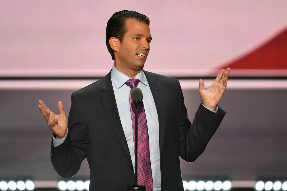 Presidentsønn Donald Trump jr. var meget aktiv i farens valgkamp. Foto: Jim Watson/AFP/NTB Scanpix