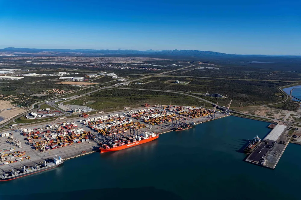 The Port of Ngqura in South Africa's Coega special economic zone, from where Hive Energy would export green ammonia.