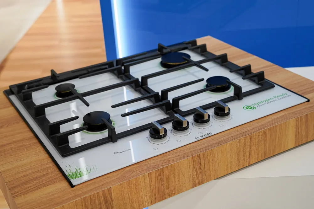 Bosch's new hydrogen stovetop.