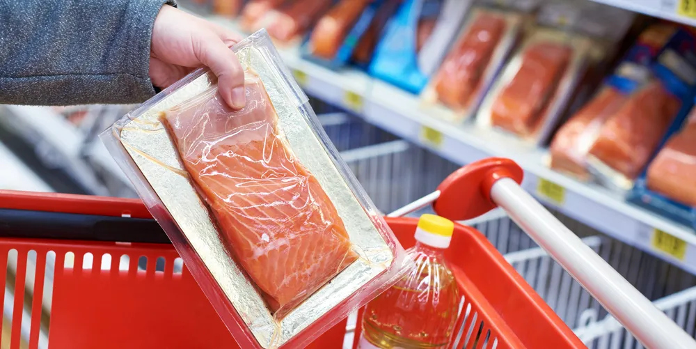Salmon, the powerhouse of the fresh fish case, posted its second straight month of value and volume sales declines.