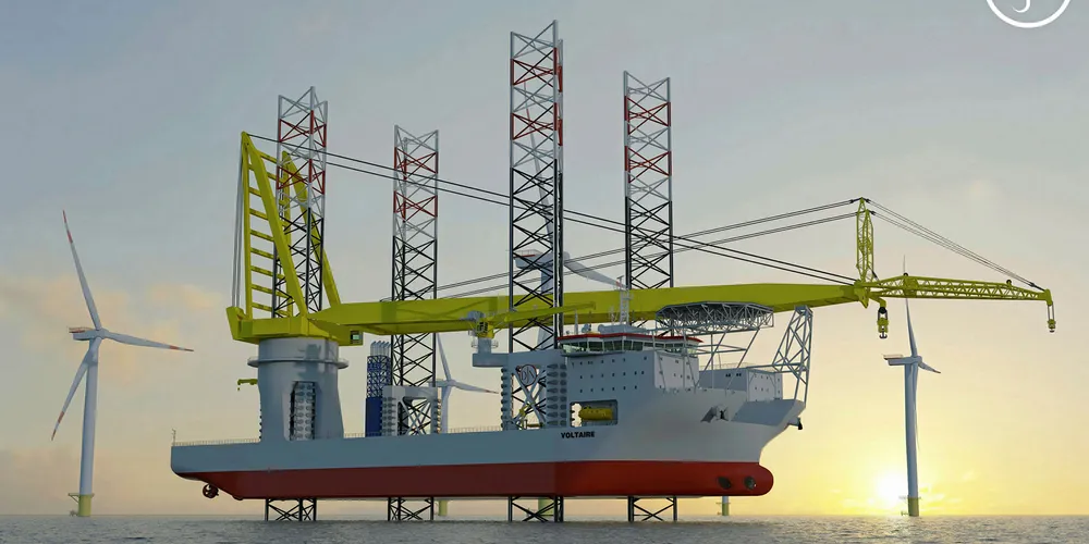 Jan De Nul's new Voltaire jack-up installation vessel