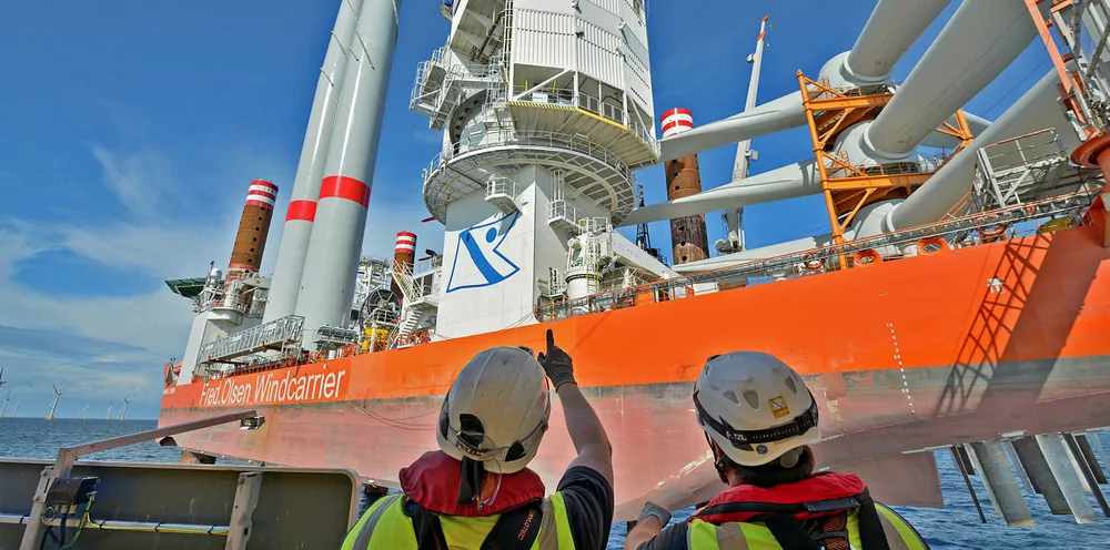 Fred Olsen Windcarrier will send one of its vessels to Taiwan.