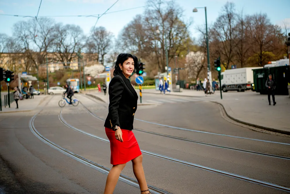 Sjefstrateg Tina Fordham i den amerikanske storbanken Citi er pessimistisk på vegne av både atomavtalen med Iran og atomsamtalene med Nord-Korea. Tidligere denne uken var hun på et jobbmøte i Oslo. Foto: Mikaela Berg