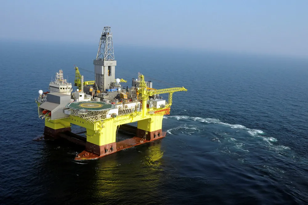 Sailing home: COSL Prospector is heading back to China after having finished three wells in New Zealand