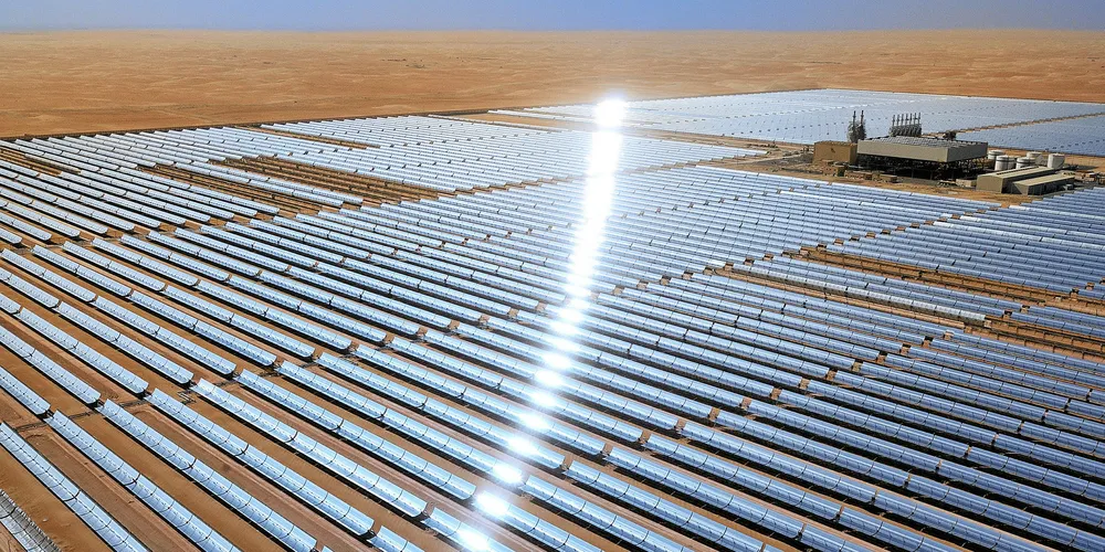 CSP plant in Abu Dhabi