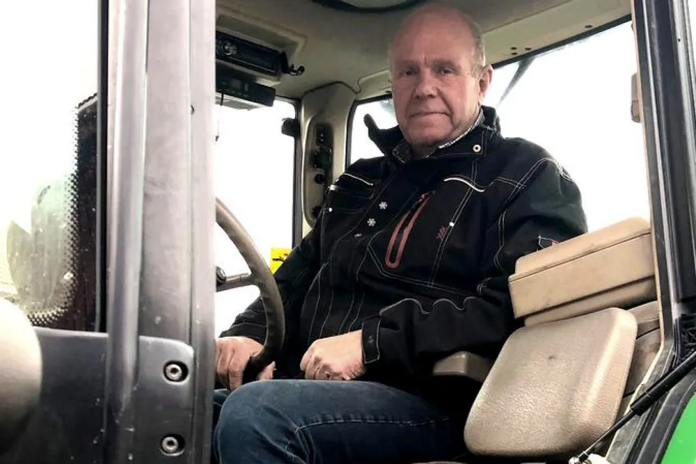 Per Olaf Roer (63) er løkbonde i Rygge som eier omtrent én million Aker Solutions-aksjer.