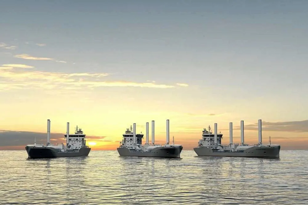 Kongsberg Maritimes tre metanolklare tankskip som bygges for danske Tärntank.