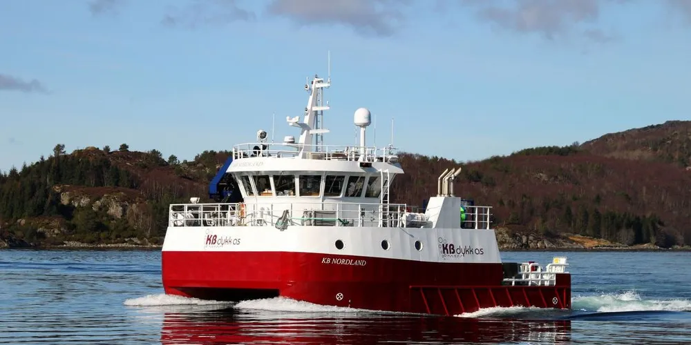 "KB Nordland" levert fra Fitjar Mek. Verksted til KB Dykk i påsken.