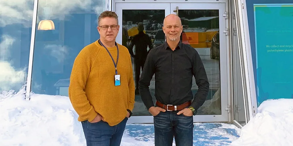 CEO PartnerPlast Gruppen Tom Samuelsen og CTO PartnerPlast Gruppen Jan Møllerhaug.