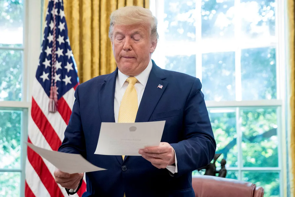 Donald Trump har sendt brev til Tyrkias president Recep Tayyip Erdogan.