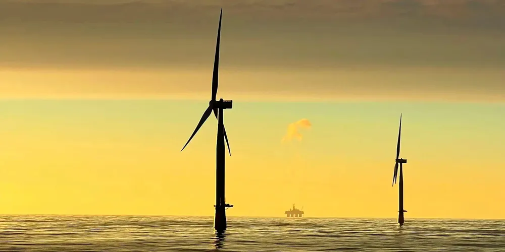 The Hywind Tampen floating wind project off Norway that currently is being completed by Equinor.