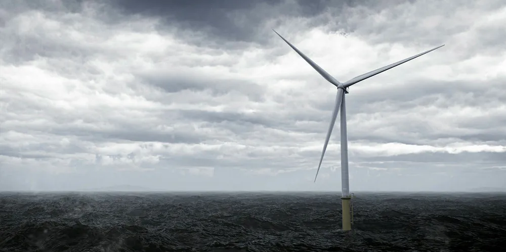 CGI of the V174-9.5MW turbines that will be installed at Japan's Hibikinada wind farm