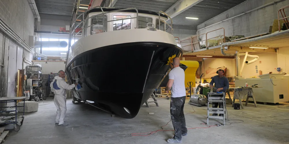 NorDan Marine på Evje har produsert båter i over 35 år.