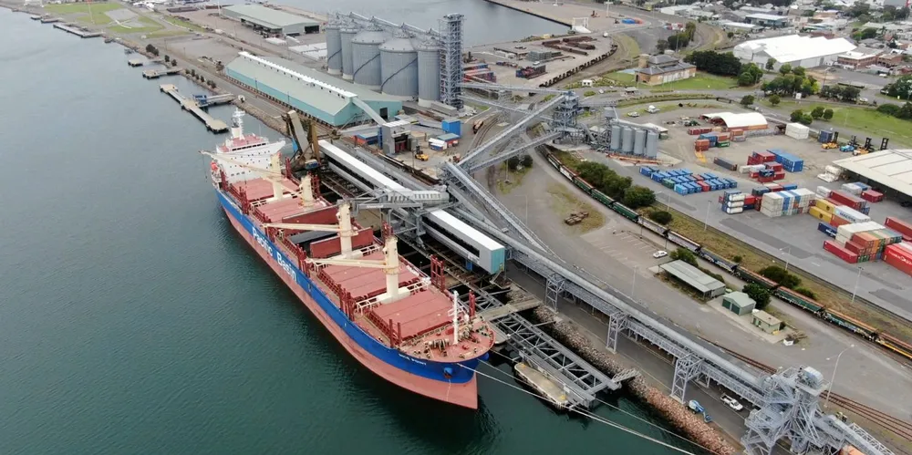 A Pacific Basin sister ship.