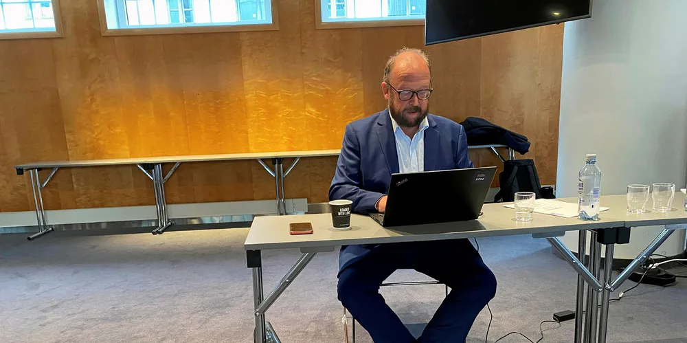 Klar for åtte dager i retten: Carl-Erik Arnesen er styreleder i Hav Line.