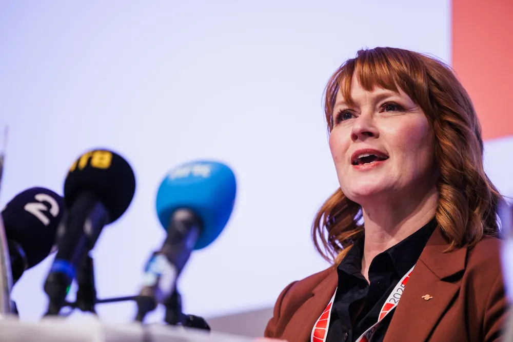 Kine Asper Vistnes ble valgt til ny LO-Leder på LOs kongress torsdag.