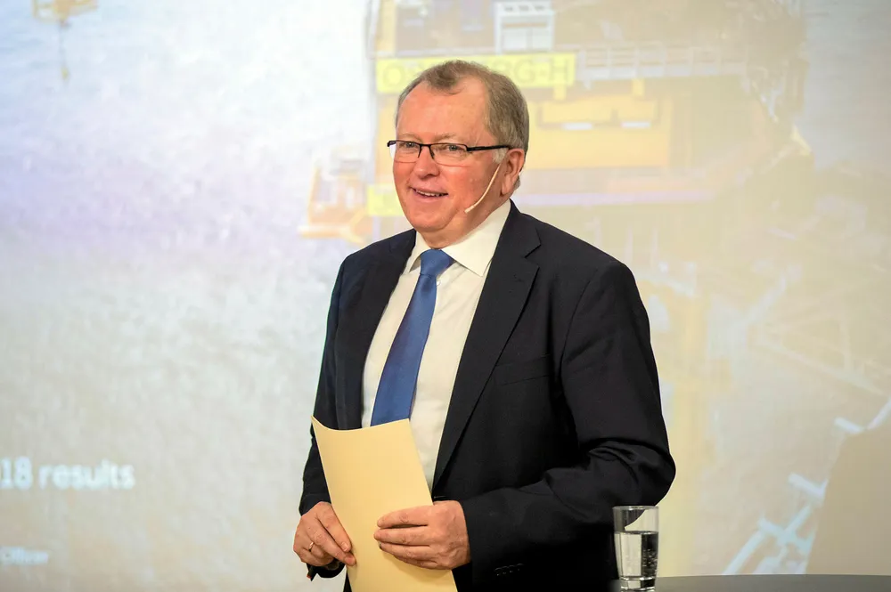 Rising in profits: Equinor chief executive Eldar Saetre