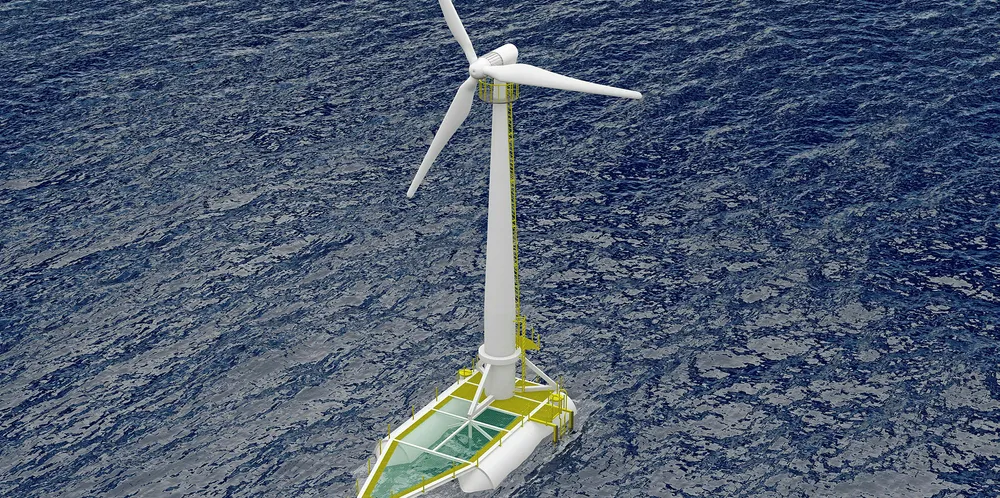 Saitec Offshore's SATH floating wind concept.