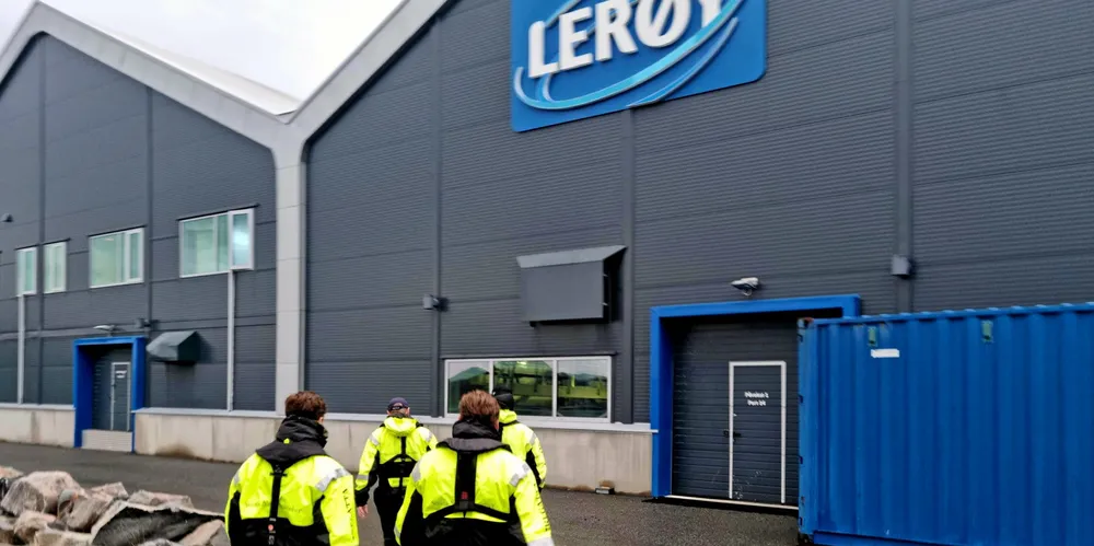 . Lerøy Seafood Group, her ved settefiskanlegget Belsvik.