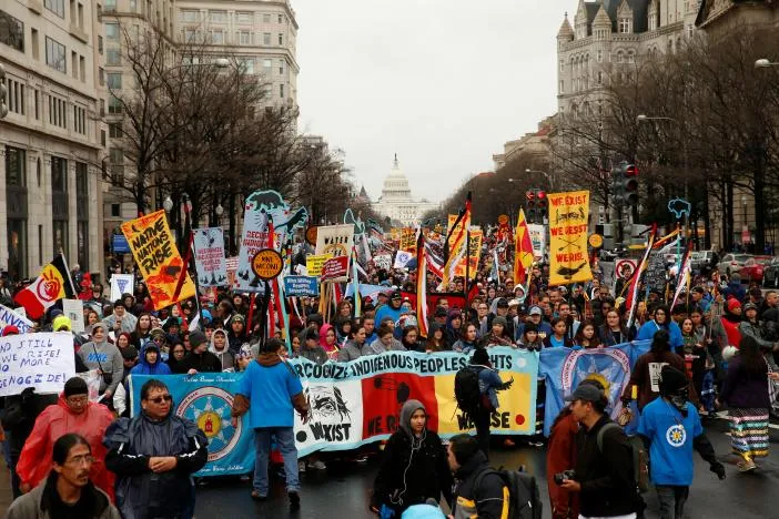 Tribe takes pipeline protest to White House