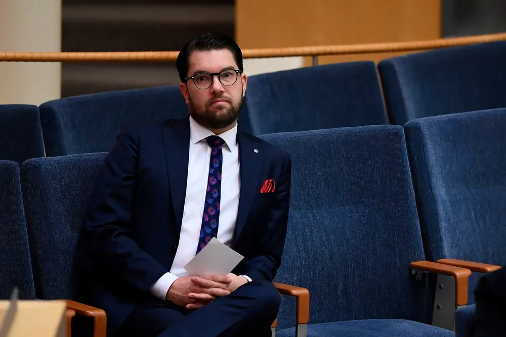 Ikke lenger paria. Sverigedemokraternas leder Jimmie Åkesson.