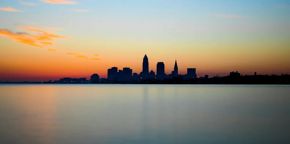 Cleveland and Lake Erie. The project is die to showcase Great Lakes wind power.