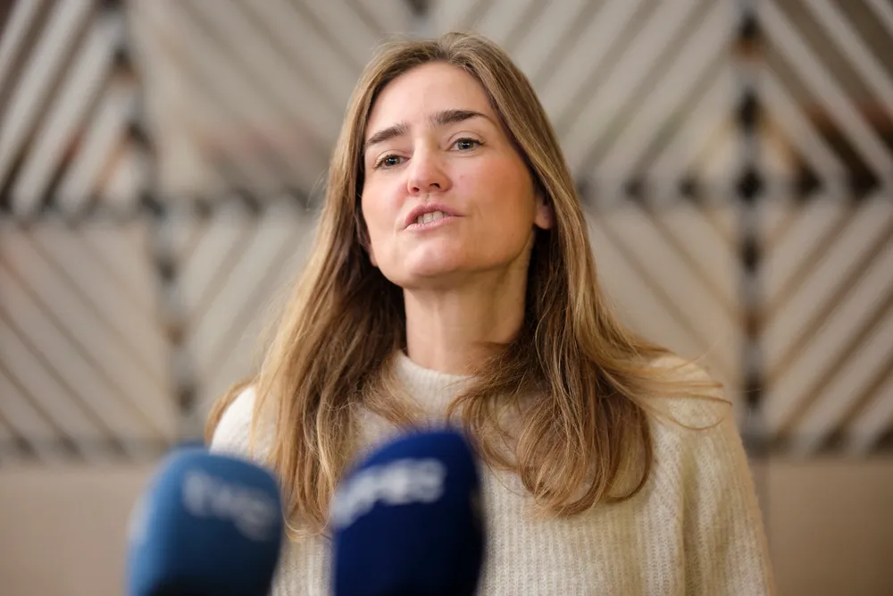 Spain's minister for ecological transition and demographic challenge, Sara Aagesen Munoz