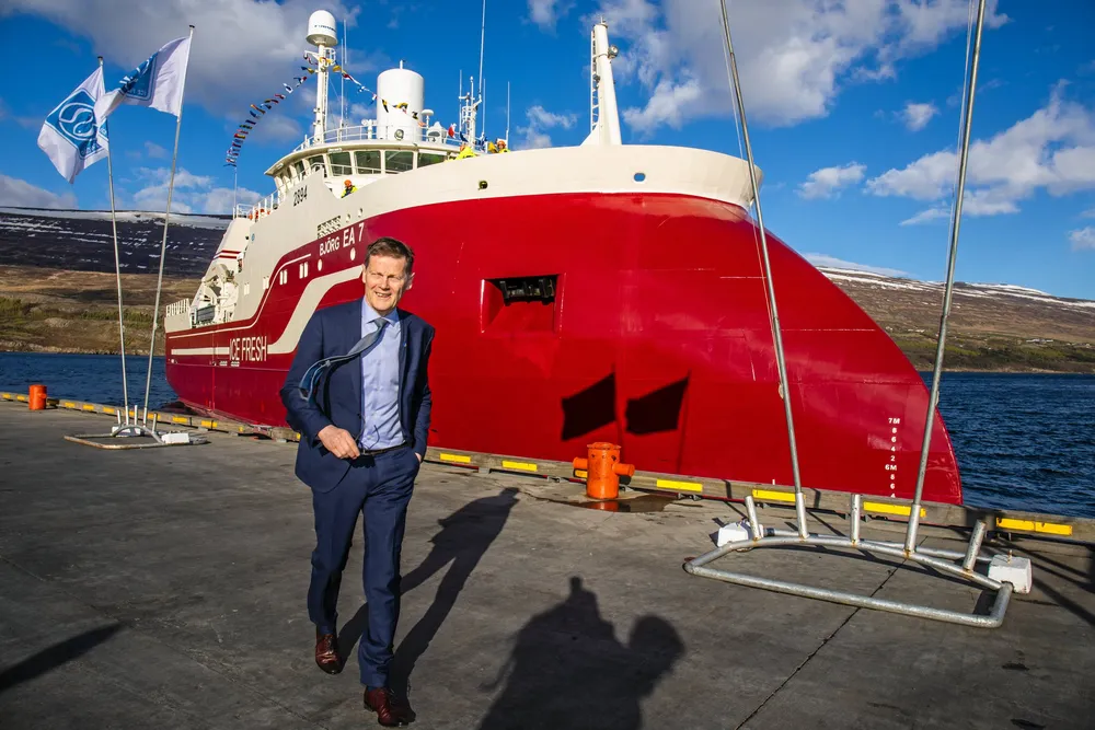 Thorsteinn Mar Baldvinsson stepped down as Samherji's CEO.