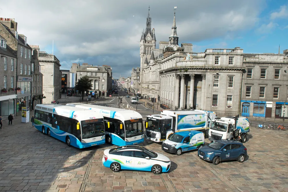 Gas moves: BP’s proposed Aberdeen Hydrogen Hub will help fuel Aberdeen’s growing hydrogen fleet.