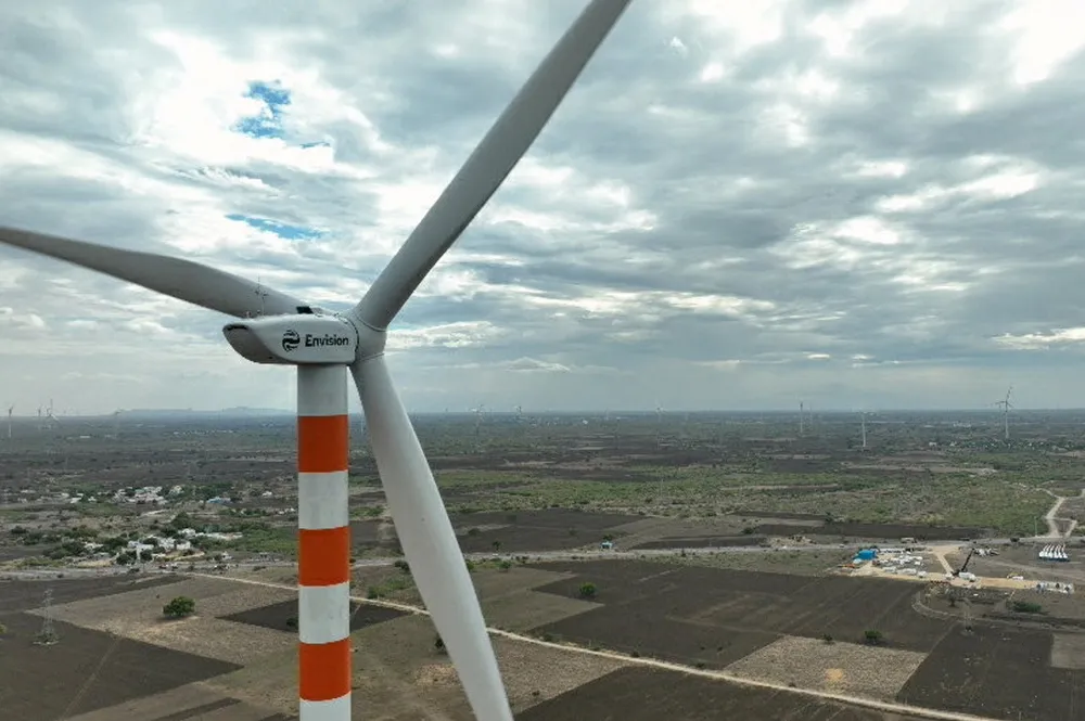 Envision's EN156-3.3MW turbine, which has helped propel the Chinese OEM to success in the India market.